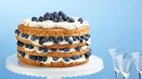 Billie's Italian Cream Cake with Blueberries Billie's Italian Cream Cake with Blueberries