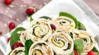 Turkey Cranberry Pinwheels Turkey Cranberry Pinwheels