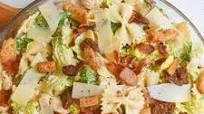 Chicken and Bacon Caesar Pasta Salad Chicken and Bacon Caesar Pasta Salad