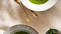 Cauliflower-Kale Soup with Toasted Pine Nuts Cauliflower-Kale Soup with Toasted Pine Nuts