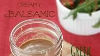 Creamy Greek Yogurt Balsamic Vinaigrette Salad Dressing Creamy Greek Yogurt Balsamic Vinaigrette Salad Dressing