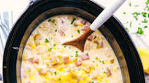 Crock Pot Cheesy Ham and Potato Soup Crock Pot Cheesy Ham and Potato Soup