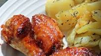 Alitas de pollo con salsa barbacoa Alitas de pollo con salsa barbacoa