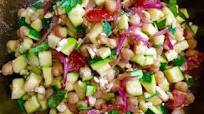 Mediterranean Zucchini and Chickpea Salad Mediterranean Zucchini and Chickpea Salad