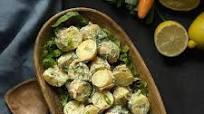 Baby potato salad with yogurt, dill and chives Baby potato salad with yogurt, dill and chives