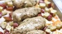 Rosemary and Garlic Roast Chicken Breasts and Potatoes Rosemary and Garlic Roast Chicken Breasts and Potatoes