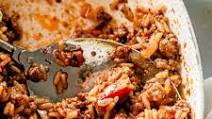 Easy Taco Beef and Rice Skillet Easy Taco Beef and Rice Skillet