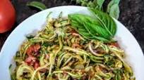 Italian Style Zoodles-Zucchini Noodles-GF-Vegan Italian Style Zoodles-Zucchini Noodles-GF-Vegan