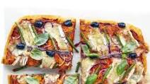 Niçoise-style pizza Niçoise-style pizza