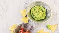 Guacamole and Tomato Salsa Guacamole and Tomato Salsa