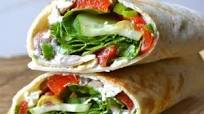 Zucchini Hummus Wrap Zucchini Hummus Wrap