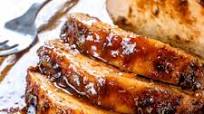 Pork Loin Roast with Sweet and Spicy Apricot Sauce Pork Loin Roast with Sweet and Spicy Apricot Sauce
