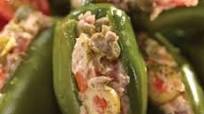 Chiles rellenos de atún Chiles rellenos de atún