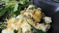 Vegan Spinach and Mushroom Matzo Scramble Vegan Spinach and Mushroom Matzo Scramble