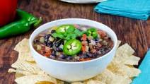Instant Pot Black Bean Soup (Vegan Option, Gluten-Free, Dairy-Free) Instant Pot Black Bean Soup (Vegan Option, Gluten-Free, Dairy-Free)