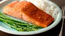 Grilled Salmon with Honey-Soy Marinade Grilled Salmon with Honey-Soy Marinade
