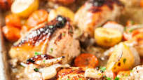 Sheet Pan Roast Chicken with Potatoes Sheet Pan Roast Chicken with Potatoes