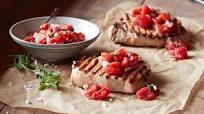 Pork Chops with Tomato Bruschetta Pork Chops with Tomato Bruschetta