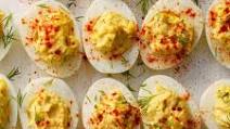 Pressure-Cooker Garlic-Dill Deviled Eggs Pressure-Cooker Garlic-Dill Deviled Eggs