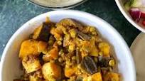 ACHARI BAINGAN ALOO MATTAR SABZI – PICKLE FLAVOURED AUBERGINE POTATO PEA VEG ACHARI BAINGAN ALOO MATTAR SABZI – PICKLE FLAVOURED AUBERGINE POTATO PEA VEG