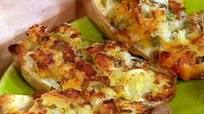 Double Stuffed Potatoes with The Works Double Stuffed Potatoes with The Works