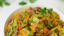 Ground Beef and Fried Cabbage Ground Beef and Fried Cabbage