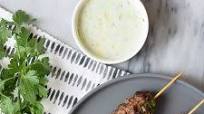 Low FODMAP köfte kebabs with homemade tzatziki Low FODMAP köfte kebabs with homemade tzatziki