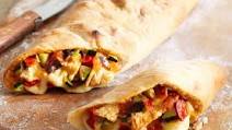 Chicken pizza calzone Chicken pizza calzone