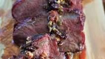 Smoked Venison Steak with Smoked Cherry Sage Butter Smoked Venison Steak with Smoked Cherry Sage Butter
