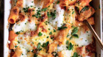 Cheesy Baked Rigatoni with Italian Sausage Cheesy Baked Rigatoni with Italian Sausage