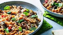 Pasta With Italian Sausage, Tomatoes and Eggplant Pasta With Italian Sausage, Tomatoes and Eggplant