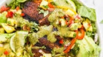 Blackened Grilled Salmon Salad Blackened Grilled Salmon Salad