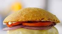 Hamburger in Brazilian Cheese Bread Hamburger in Brazilian Cheese Bread