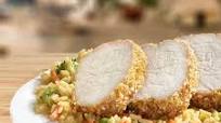 Crispy Pork Loin over Fried Rice Crispy Pork Loin over Fried Rice