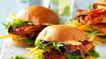 Pork Belly Rasher Burgers Pork Belly Rasher Burgers
