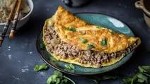 Omelette With Minced Pork Omelette With Minced Pork