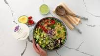Southwestern Salad with Cilantro Lime Yogurt Dressing Southwestern Salad with Cilantro Lime Yogurt Dressing