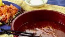 Savory Tomato Shabu Shabu with Seafood Dippers Savory Tomato Shabu Shabu with Seafood Dippers