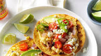 Grilled Corn Hummus Tostadas Grilled Corn Hummus Tostadas