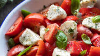 Rustic Vegan Caprese Salad Rustic Vegan Caprese Salad