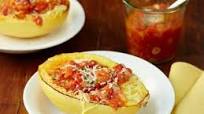 Spicy Roasted Tomato Marinara with Spaghetti Squash Spicy Roasted Tomato Marinara with Spaghetti Squash