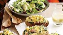 Spinach and Ham Stuffed Baked Potatoes Spinach and Ham Stuffed Baked Potatoes