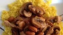 Chicken with Mushrooms and Almonds Chicken with Mushrooms and Almonds