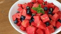 Easy Blueberry Watermelon Salad Easy Blueberry Watermelon Salad