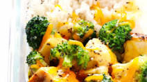 Cheesy Broccoli, Chicken and Rice Bowls (Meal Prep) Cheesy Broccoli, Chicken and Rice Bowls (Meal Prep)
