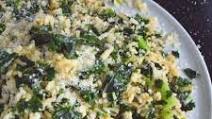 Brown Rice with Kale and Parmesan Brown Rice with Kale and Parmesan