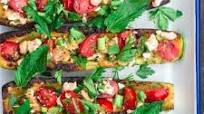 Mediterranean Zucchini Recipes: Stuffed Zucchini Boats with Tomato and Feta Mediterranean Zucchini Recipes: Stuffed Zucchini Boats with Tomato and Feta