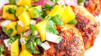 Spiced Chicken Breasts with Mango Salsa Spiced Chicken Breasts with Mango Salsa