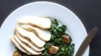 Warm Kale Caesar Salad Warm Kale Caesar Salad