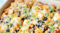 Chicken Enchilada Bake with Butternut Squash & Black Beans Chicken Enchilada Bake with Butternut Squash & Black Beans
